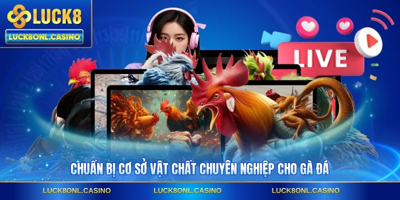Chuẩn bị cơ sở vật chất chuyên nghiệp cho gà đá
